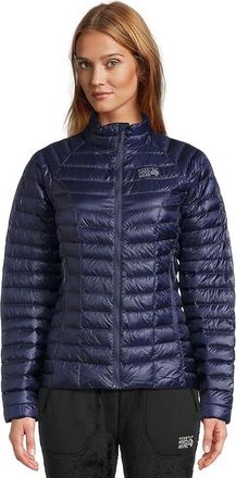 Mountain Hardwear Ghost Whisperertm Jacket Womens Clothing Lapis Dusk : LG, Down/Nylon