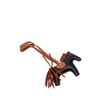 Herm&egrave;s Pre-owned Rodeo Charm - Dames - Pre-owned - Zwart - Maat: ONE Size Leer