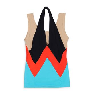 Walter Van Beirendonck W-TOP MULTICOLOR TANK?TOP