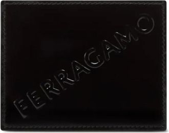 Ferragamo Creditcardhouder met diagonaal logo