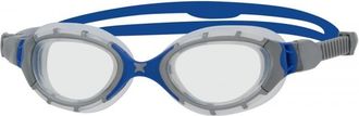 Zoggs Unisex volwassen Predator Flex zwembril (Grijs/Blauw)