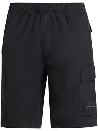 Aape By A Bathing Ape slogan print bermudas - men - Polyester - S - Black