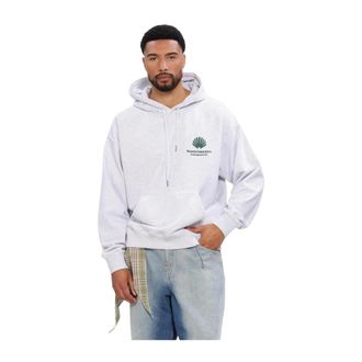 New Amsterdam Surf Association Logo Hoodie - Heren - Sweatshirts & Hoodies - Grijs - Maat: L Katoen