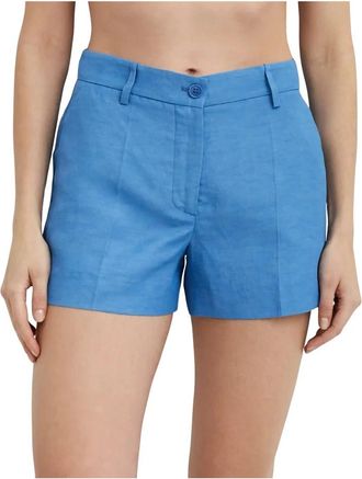 P.A.R.O.S.H. Short Shorts - Dames - Bermuda - Blauw - M - Korte Broeken
