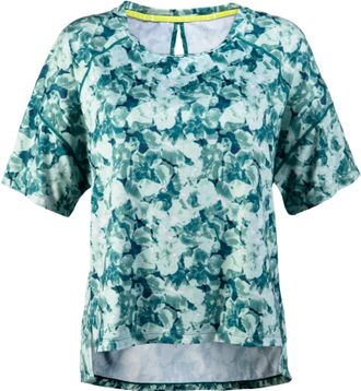 Deproc Funktionsshirt DEPROC ACTIVE SHALAT AOP WOMEN, Damen, Gr. 46 (L), gr&uuml;n, 100% Polyester, tailliert, Shirts Funktionsshirt, Funktionsshirt in Melangeopt