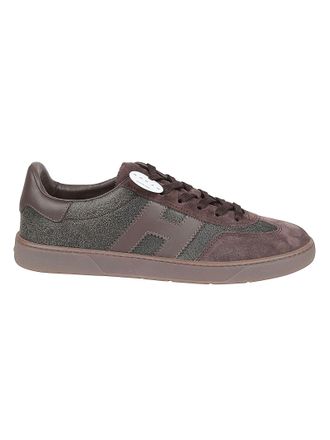 Hogan Cool Brown Leather Low-Profile Sneakers