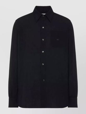 Maison Margiela long sleeve shirt chest pocket side slits