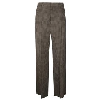 Balenciaga Wijde broeken - Dames - Wijde Broeken - Veelkleurig - XS - Katoen - Broeken