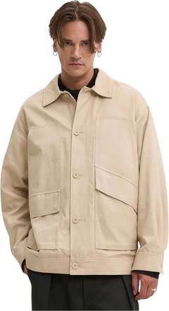 Desigual Uomo, Giacche, Beige, L, new