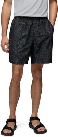 Prana Mojo Shorts in Grey Blue Sea Spray at Nordstrom, Size Xx-Large