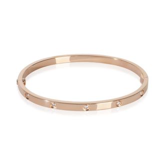 Cartier Pre-Owned Cartier Rose Gold Diamond Small Model Love Bracelet