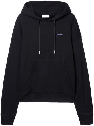 Off-white Barber Arrow hoodie - men - Cotton - M - Black
