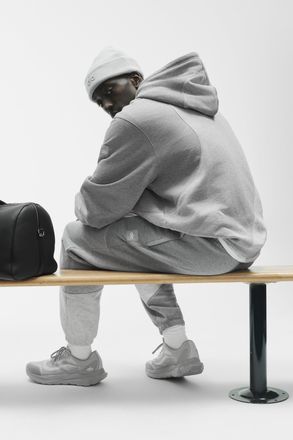 Alo | Make Waves Hoodie in Athletic Heather Grey Tonal, Size: 2XL MEN/3XL WOMEN