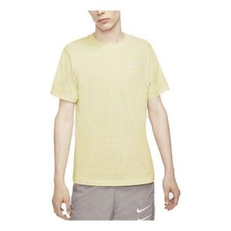 Nike Mens Nike Small Round Neck Short Sleeve Yellow T-Shirt AR4999-113