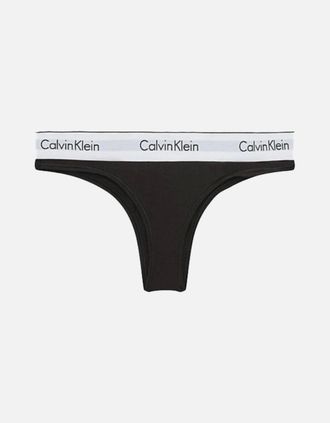 Calvin Klein Womens Modern Cotton Brazilian Brief, Black - Size: 10