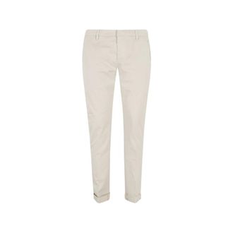 Dondup Chinos, male, Beige, Size: W35 Gaubert Slim-fit Trousers