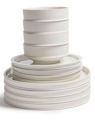 Serax Dune dinner set (12 pieces) - unisex - Porcelain - OS - White