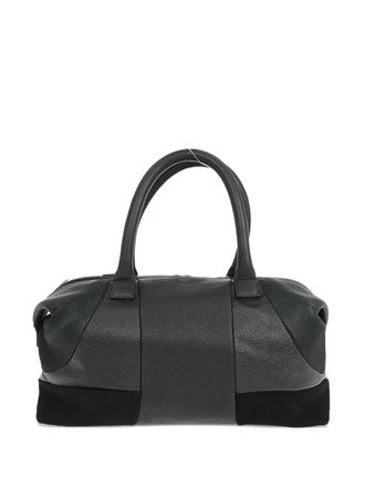 Celine 2010s panelled leather tote bag - Zwart