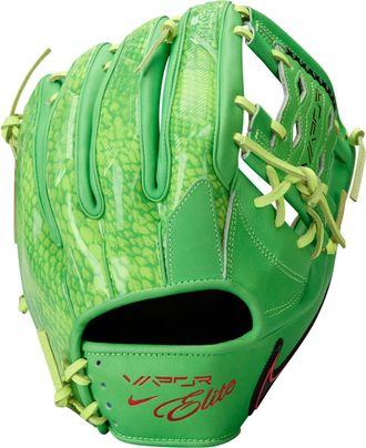 Nike Vapor Elite Baseball Infield Snake Eyes Web Fielding Glove - Right Hand Throw in Green | N1013069-348