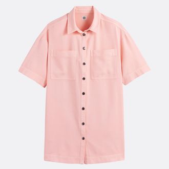 La Redoute Collections Overhemdjurk met korte mouwen