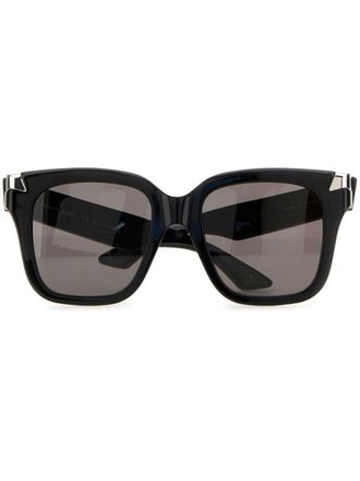 Alexander McQueen Eyewear Occhiali da sole Punk squadrati - Nero