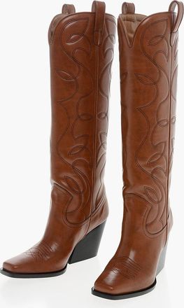 Stella McCartney Stivali Texani COWBOY in Ecopelle 8cm Stella McCartney