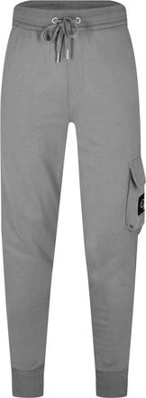 Calvin Klein Heren Patch Tracksuit Broek (Grijs)