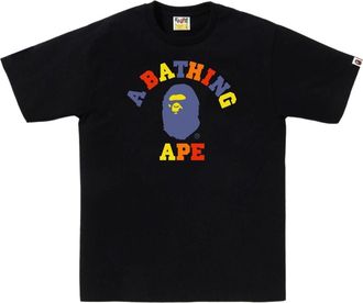 A Bathing Ape Colors College T-Shirt Black 1L30-110-019-BLK