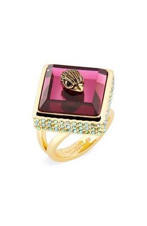 Kurt Geiger Square Stone Cocktail Ring in Pink at Nordstrom Rack, Size 8
