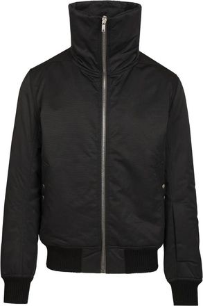 Rick Owens Bomberjack met hoge kraag - Heren - Bomber jackets - Zwart - M - Katoen - Jassen