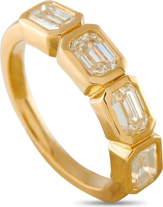 Luxury Bazaar 18K Yellow Gold 2.15ct Diamond Ring ALR-19025-Y