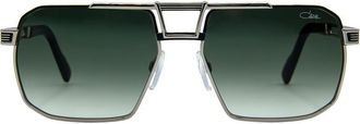 Cazal 9112 002 Mens Sunglasses Silver Size 59