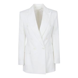 Max Mara Blazers, female, White, Size: 2XS Max Mara Jackets White