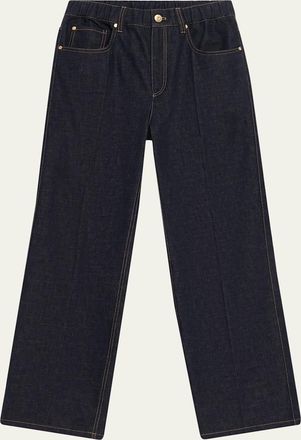 Brunello Cucinelli Wide-Leg Denim Pants