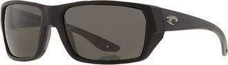 Costa Mens Tailfin Sunglasses In Matte Black Gray 580G (60)