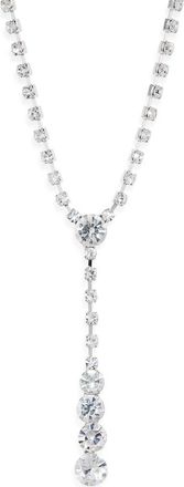 BP. Sparkle Y-Necklace in Rhodium at Nordstrom