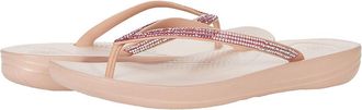FitFlop Iqushion Ombre Sparkle Flip-Flops Womens Shoes Beige : 10 M (B), Synthetic