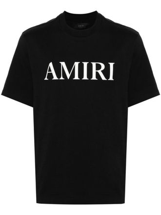 Amiri Black Crewneck Logo T-Shirt