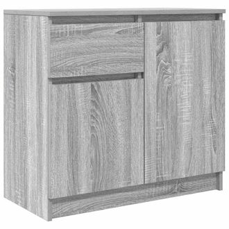 vidaXL Credenza Con Cassetto Grigio Sonoma 71x35x65 Cm In Truciolato - Vidaxl