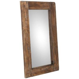 Wanderlust Deco Espejo De Madera 120x76x04h Cm