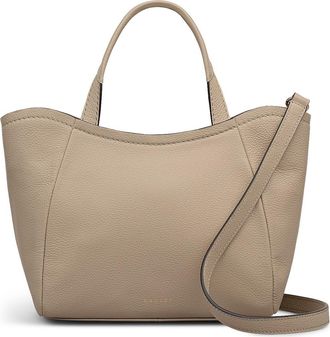 Radley London Small Muswell Lane Pebbled Leather Satchel in Porcini at Nordstrom Rack