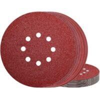 OEM Disco De Lijado De 225 Mm, Papel Abrasivo De 8 Agujeros, Grano 2000, Para Lijadoras De Pared, 30 Piezas - Crezuo