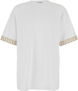 Versace Hombre, Camisetas, Blanco, Talla: L