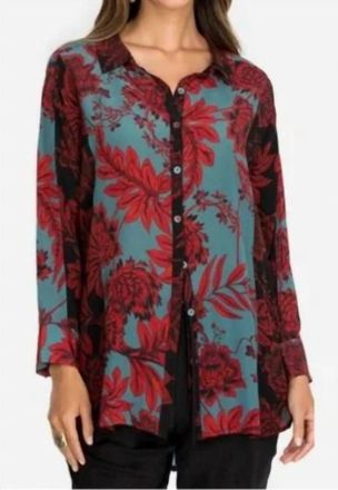 Johnny Was Boudoir Tunic Top In Multi