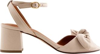 Maison Toufet Sandale C&eacute;leste - Dames - Sandalen met hakken - Beige - 40 EU - Leer - Schoenen