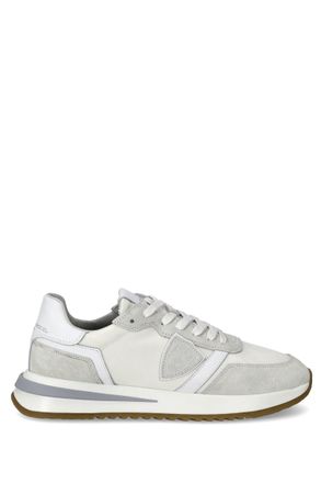 Philippe Model White Tropez 2.1 Suede Nylon Sneakers
