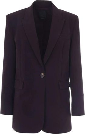 Pinko Oversized Blazer - Dames - Blazers - Paars - XS - Jassen