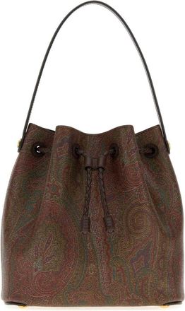Etro Brown Arnica Small Bucket Bag