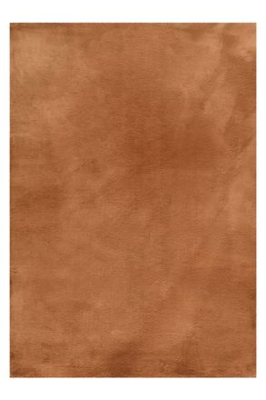 Esprit Alfombra de imitaci&oacute;n a piel terracota 200x200