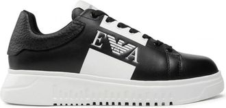 Emporio Armani Heren, Schoenen, Zwart, Maat: 39 EU